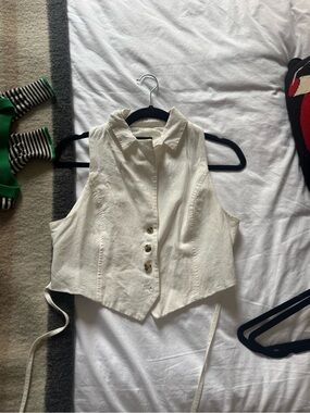 Zara shirt with tie back